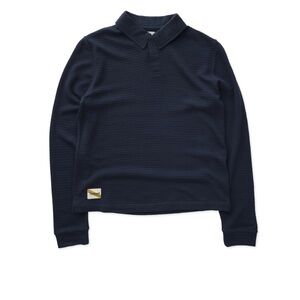 Tracksmith Navy Long Sleeve Top